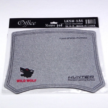 X88 Wolf мишка подложка, миеща се, голяма игрова подложка за мишка, 250 × 300 × 2 мм, естествен каучук