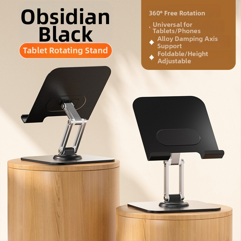 MAGICS Q21 Celokovový 360° otočný držiak na tablet a notebook s chladením, prenosný stolný stojan