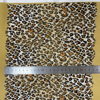 Čipkasti rub s leopardim uzorkom