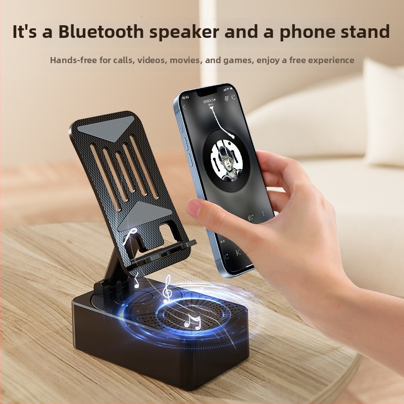 Držač za telefon s Bluetooth zvučnikom - višenamjenski držač za gledanje i slušanje glazbe, pametni Bluetooth držač telefona