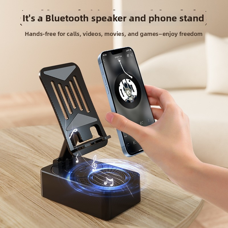 Držač za telefon s Bluetooth zvučnikom - višenamjenski držač za gledanje i slušanje glazbe, pametni Bluetooth držač telefona