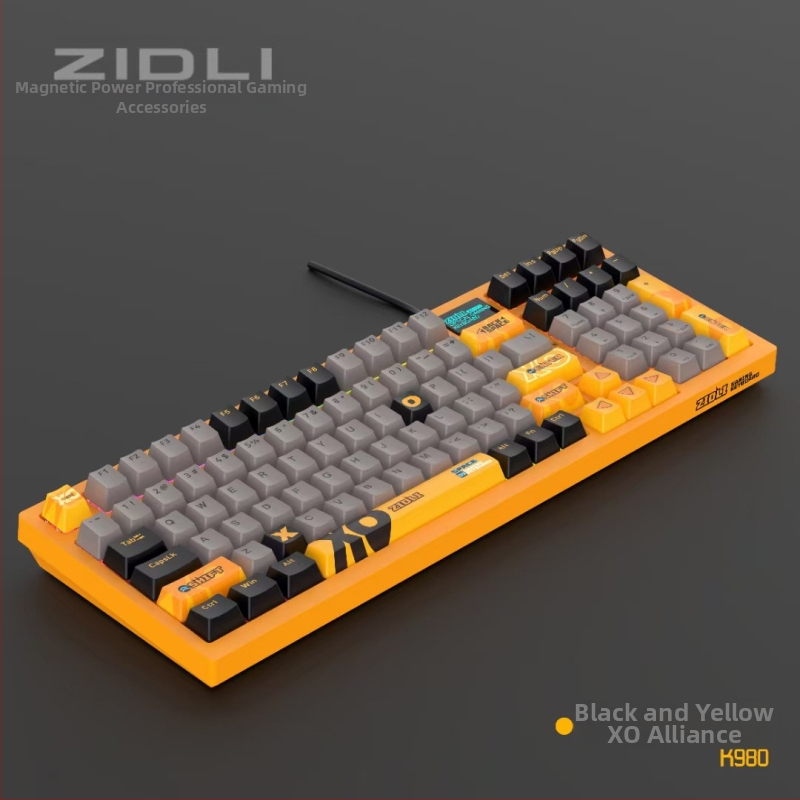 ZIDLI magnetická mechanická klávesnica, myš a slúchadlá XO K980 – prémiové herné vybavenie