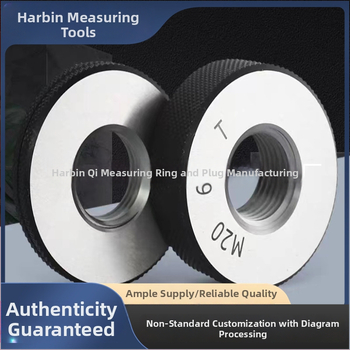 Harbin Závitový kruhový kalibrátor 6H: M2, M2.2, M2.5, M3, M3.5, M4, M5, M6, M8, M10 Go/No-Go