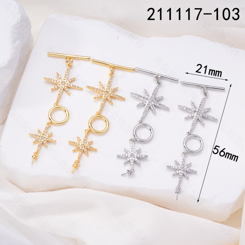 Încuietoare pentru colier cu perlă, stea cu opt colțuri pentru lanț – accesorii bijuterii DIY