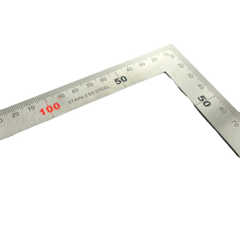 Tiandong nehrđajući čelični kvadratni ravnalo, 90° kut, dimenzije 150 mm × 300 mm