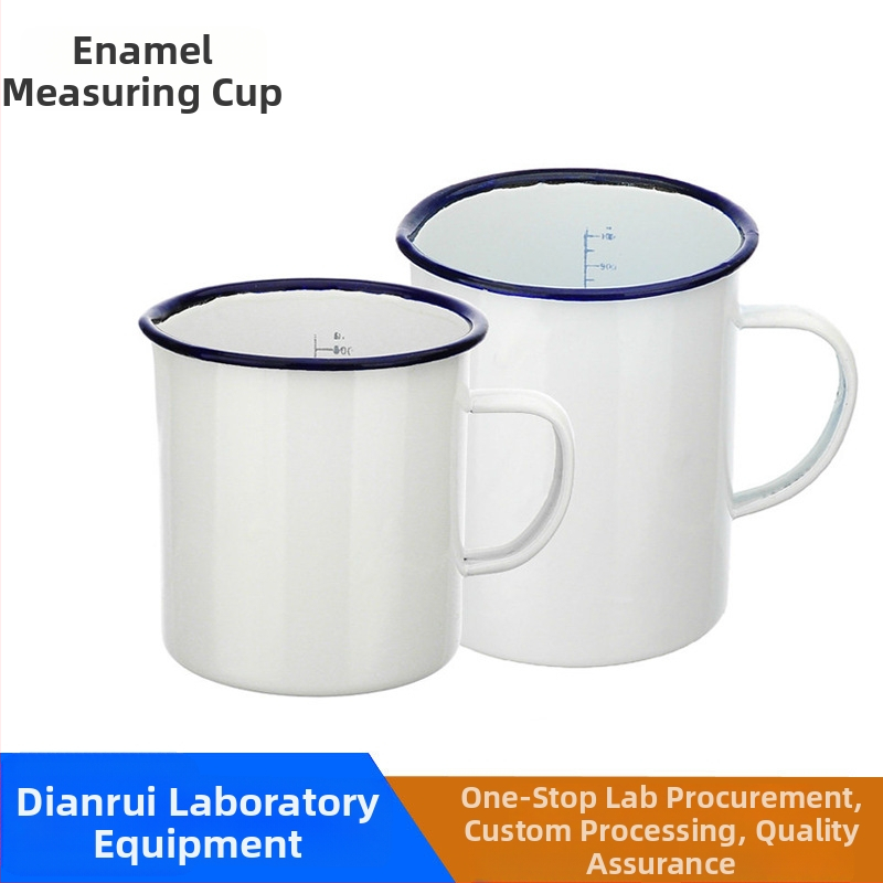 Emaliovaný laboratórny odmerný pohár so stupnicou, 500 ml a 1000 ml