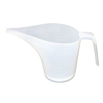 Plastična mjernica 1000 ml sa skalom, dugim izljevom, za izradu sapuna