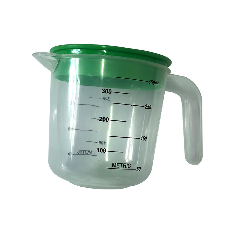 Plastična mjerna šalica s držačem, velika zapremina 350 ml, s oznakama, za pečenje, prehrambene kvalitete
