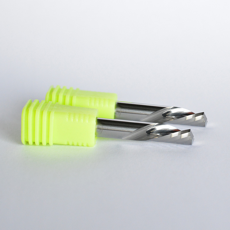End mill od wolframovog čelika s jednostranim lijevim okretajem za PVC obradu drveta, CNC graviranje i rezanje