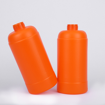 2L HDPE műanyag üveg vegyi anyagokhoz és tusfürdőhöz, zárt reagensüveg, testreszabható tömeg