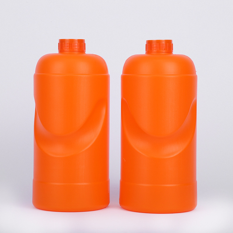 2L HDPE műanyag üveg vegyi anyagokhoz és tusfürdőhöz, zárt reagensüveg, testreszabható tömeg