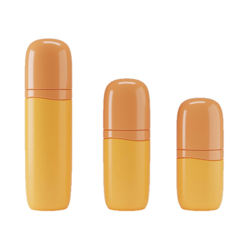 Narančasta PET plastična boca za sprej za fiksiranje make-upa, kapacitet 30/50/80 ml, hidratantna, s pumpom, ponovno napunjiva