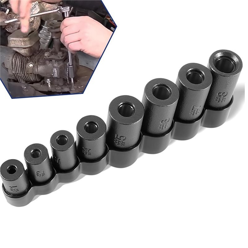 8-dijelni set Tap Socket za pogon 1/4" i 3/8" — komplet za popravak električnog ključa
