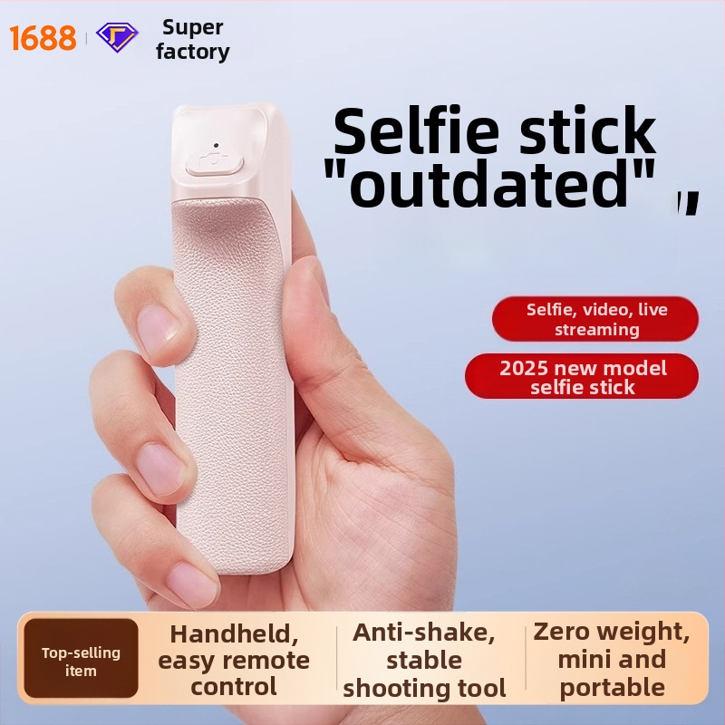 Mini selfie tyč s Bluetooth diaľkovým ovládaním – prenosný držiak na telefón, stabilizátor pre vonkajšie prenosy