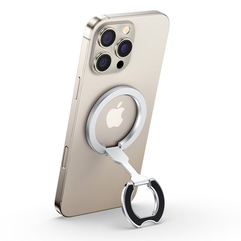 Многофункционална двустранна MagSafe магнитна стойка за телефон, настолна, сгъваема, с мощни магнити
