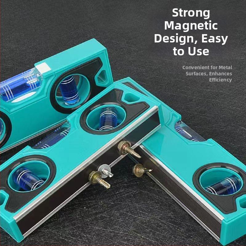 15/20 cm mini prenášateľná vodováha s výkonným magnetom, vysoká presnosť pre domáce použitie