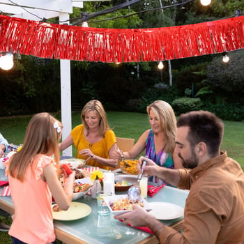 Banner s kapljicama kiše i resicama, 30 cm × 3 m, dekor za strop za dječje rođendane i proslave