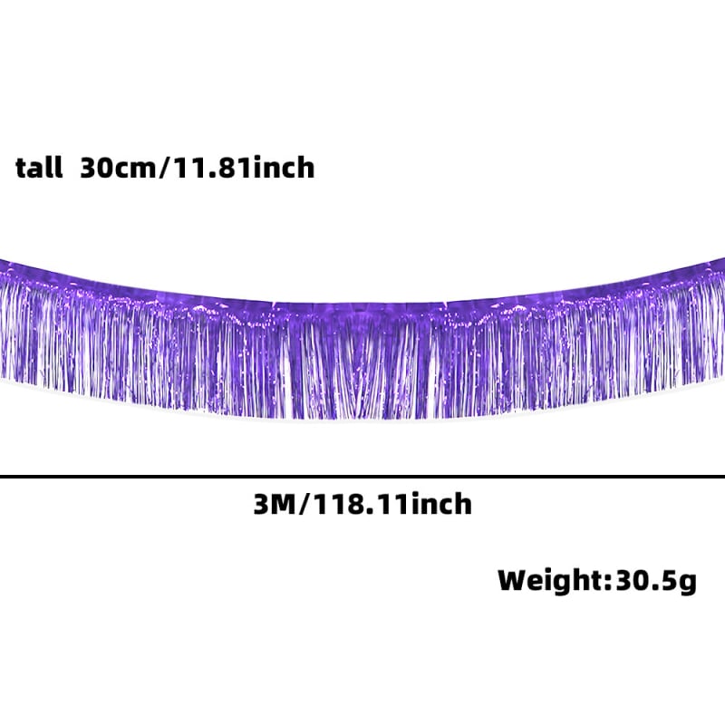 Banner s kapljicama kiše i resicama, 30 cm × 3 m, dekor za strop za dječje rođendane i proslave