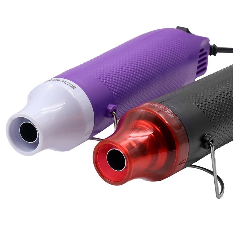 230V британски стандарт горещ въздушен пистолет – DIY инструмент за термо свиващ лист, полимерна глина, гумен печат и прах за релеф – ръчен инструмент