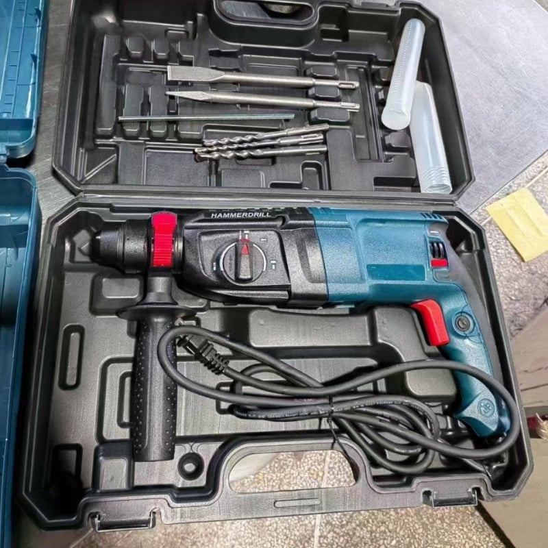 Paiteng лек ударно-пробивен електрически чук, три функции, 220V, за бетон