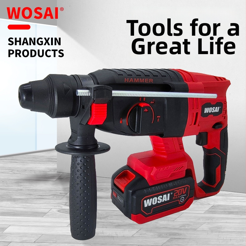 Priemyselne bezkartáčové kladivové vrtáky, ľahké, nabíjateľné, multifunkčné 2-v-1, s lítiovou batériou, vysoký výkon