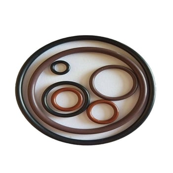 Уплътнение за филтър с платка и рамка, от силиконова гума, флуорова гума и PTFE