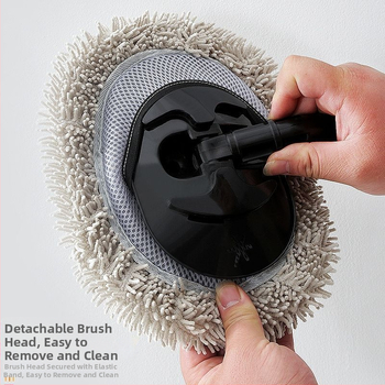 Rozťahovací mop na umývanie auta z mäkkého chenille