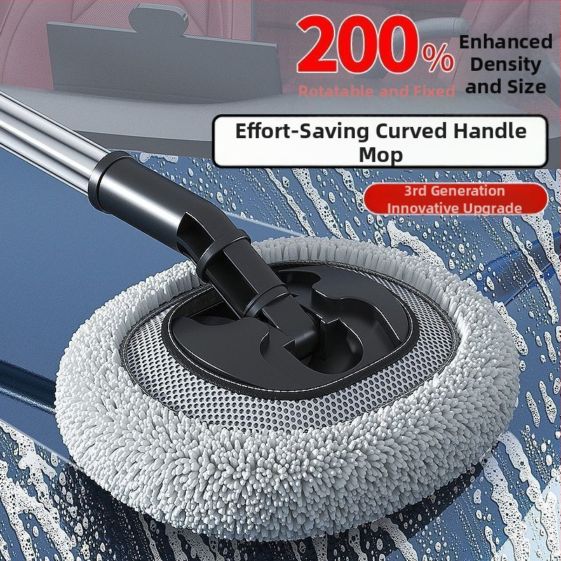 Rozťahovací mop na umývanie auta z mäkkého chenille