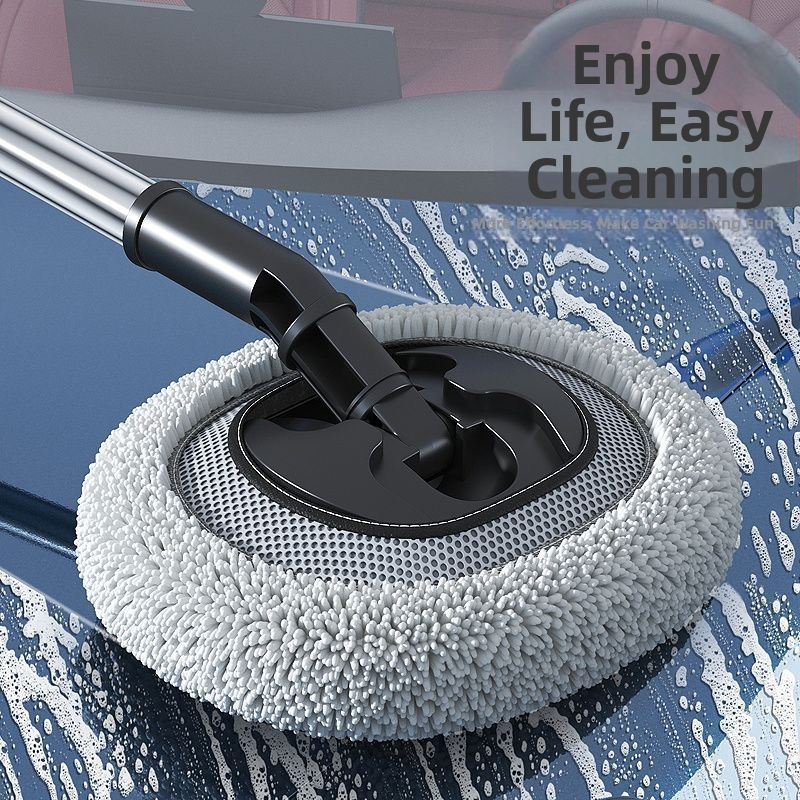 Rozťahovací mop na umývanie auta z mäkkého chenille