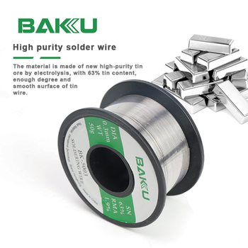 Baku BK-5003 žica za lemljenje 0.3/0.5/0.6/0.8 mm za popravak mobilnih telefona BGA IC, SMD žica za lemljenje