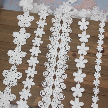 Vodotopna čipka za vez za DIY odjeću i dodatke