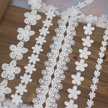 Vodotopna čipka za vez za DIY odjeću i dodatke