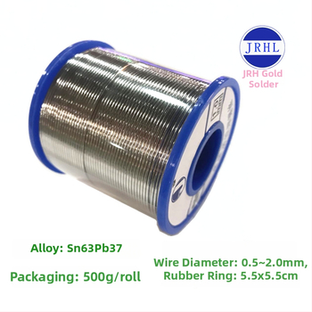Spájkovací drôt Sn63Pb37, priemer 0,5–2,0 mm, 863#, 500 g