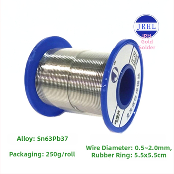 Spájkovací drôt Sn63Pb37, priemer 0,5–2,0 mm, 863#, 500 g