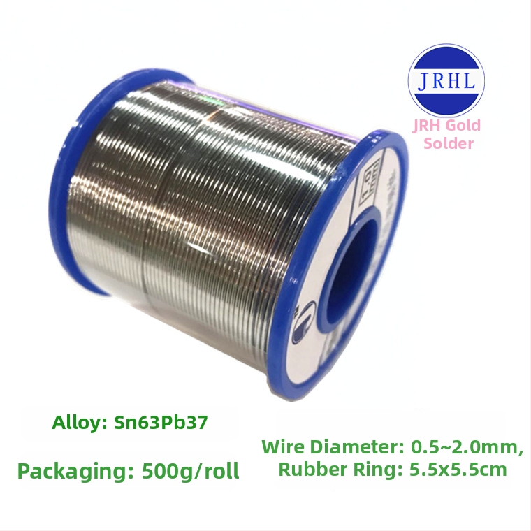 Spájkovací drôt Sn63Pb37, priemer 0,5–2,0 mm, 863#, 500 g
