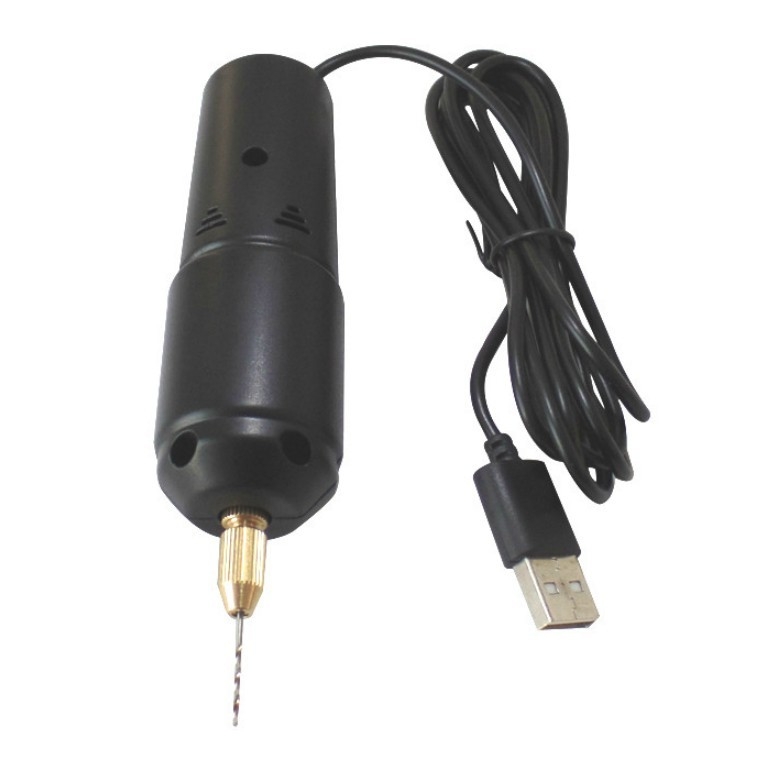 Mini USB ručna bušilica za modele zrakoplova – kompaktan alat za obradu drva, 5V DC