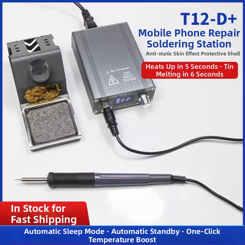 T12D+ stanica s nastaviteľnou teplotou pre opravu mobilných telefónov – DIY súprava