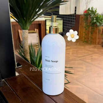 1000 ml PET adagoló üveg pumpával – mosogatószerhez, tusfürdőhöz és samponhoz