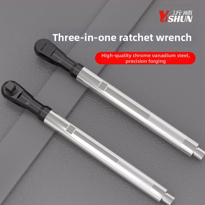 Set de chei clichet 3 în 1: pneumatic, electric și manual, pentru reparații auto și demontări casnice