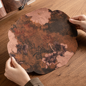 Begonija čajna podloga, kineski Zen stil, vodonepropusna i toplinski izolirajuća tkanina, set čajnih dodataka, stolni runner i podmetač za šalice za kućnu upotrebu