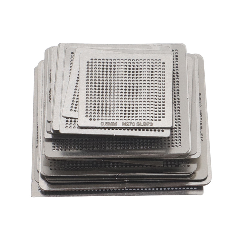 130-dijelni set zagrijavajućih čeličnih mreža za CPU i DDR memoriju, mreža za cinkanje Apple/Qualcomm FOP