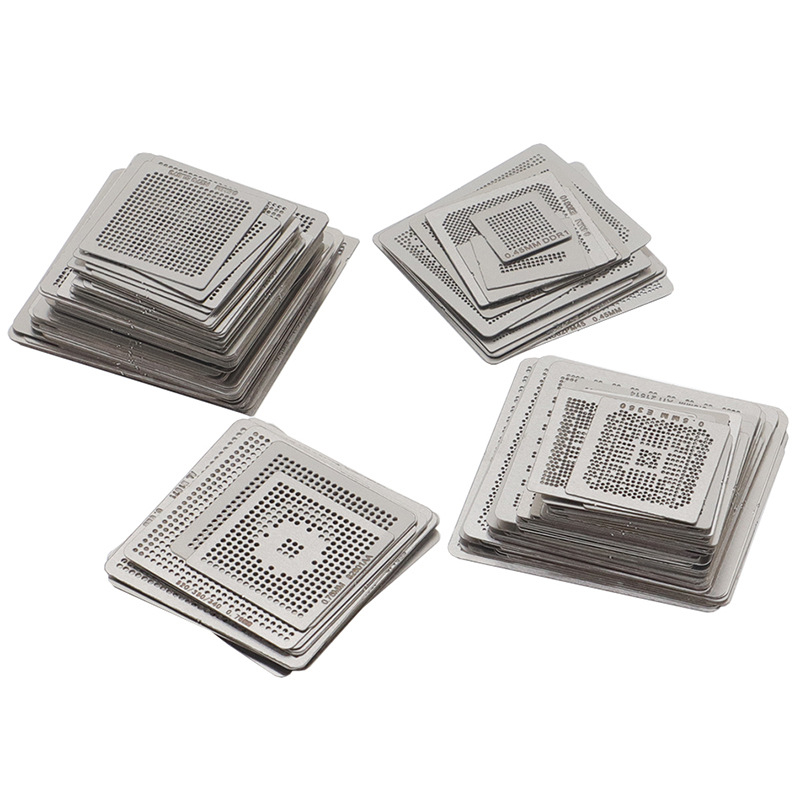 130-dijelni set zagrijavajućih čeličnih mreža za CPU i DDR memoriju, mreža za cinkanje Apple/Qualcomm FOP