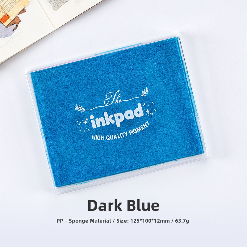 8farebný inkpad, veľká dlaňová forma, pre deti — silikónová pečiatka na DIY maľovanie prstami