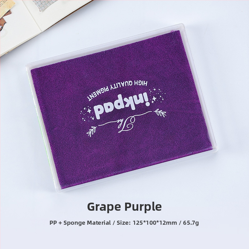 8farebný inkpad, veľká dlaňová forma, pre deti — silikónová pečiatka na DIY maľovanie prstami
