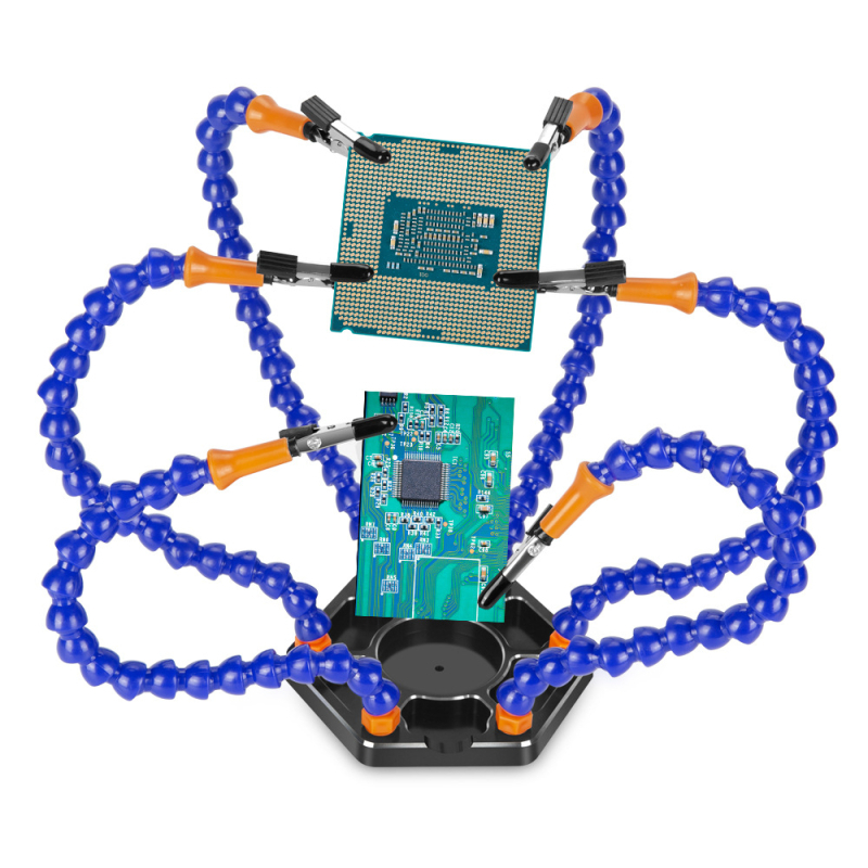 Višenamjenska lemilna stanica s univerzalnim držačem za popravke PCB