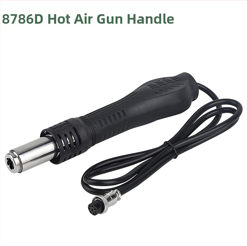 858D rukoväť horúceho vzduchu – príslušenstvo k spájkovaniu, vykurovacia jadro, kompatibilné s 878D/850 plug-in heat shrink (samec/samica)