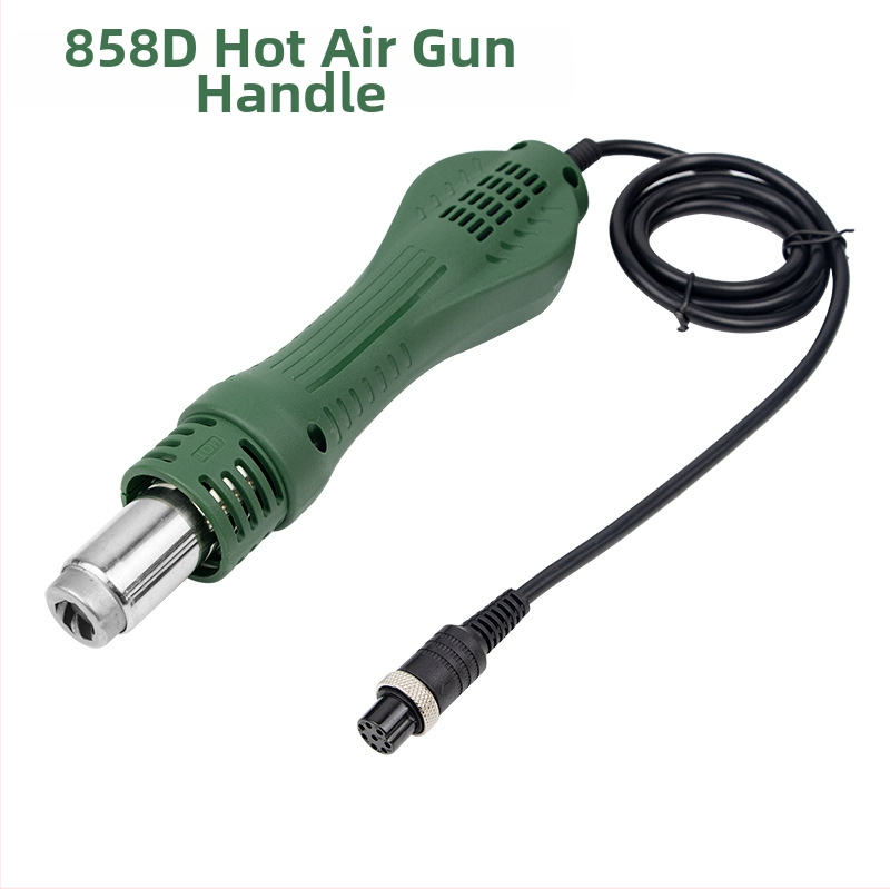 858D rukoväť horúceho vzduchu – príslušenstvo k spájkovaniu, vykurovacia jadro, kompatibilné s 878D/850 plug-in heat shrink (samec/samica)