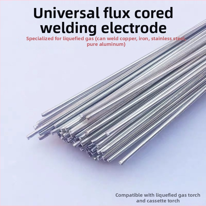 Domáca plynová zváračka s flux-core drôtom a elektródami pre nízkoteplotné zváranie meď-hliník, meď-železo a nerezová oceľ