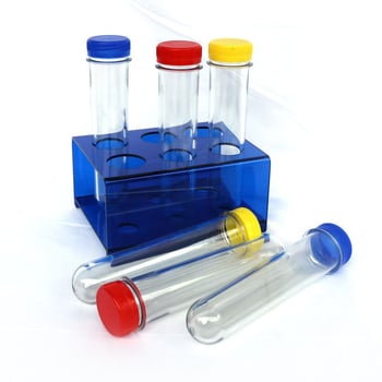 Set sigur cu pipete și tuburi de test pentru explorări STEM, sticlite de reacție din plastic, material didactic