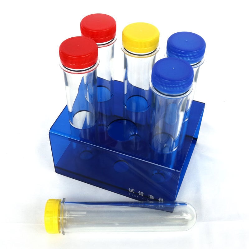 Set sigur cu pipete și tuburi de test pentru explorări STEM, sticlite de reacție din plastic, material didactic